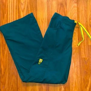 HUNTER GREEN scrub bottoms